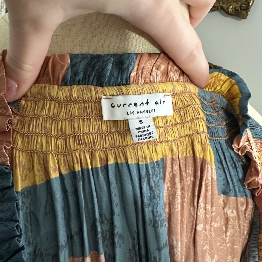 Current Air Patchwork Blouse - image 4